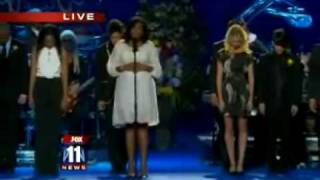 Michael Jackson Funeral - Jennifer Hudson Singing