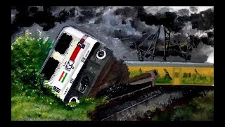 Nagpur Duronto Derailment Sight Painting - By RajLOCOMOTIVE