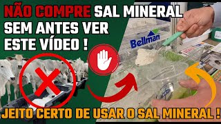 NÃO COMPRE SAL MINERAL PARA SEU GADO SEM ANTES VER ESTE VÍDEO !!