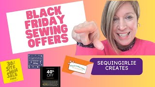 Small sewing brand Black Friday offers| shopping ideas