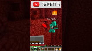 A PRIMEIRA VEZ DA KAROLZINHA NO NETHER - #Shorts #Minecraft