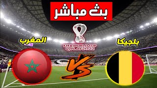 بث مباشر مباراة المغرب و بلجيكا بث مباشر المغرب الان 🔴 -Morocco and Belgium