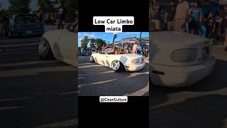 Low Car Limbo Miata #car #low #miata #reels #video #fyp #cars #jdm #viralshorts #shorts #old #cars