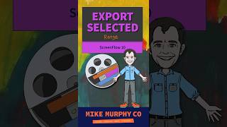Export Selected Range in ScreenFlow 10