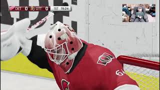 (NHL 17 Season 4 Game 75-77) Detroit Red Wings Vs OTT, MTL & NJ (Full)