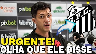 💥🚨URGENTE! OLHA QUE MAURÍCIO BARBIERI FALOU DO SANTOS! NOTÍCIAS DO SANTOS