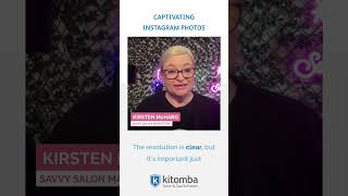 Captivating Instagram photos | Tips with Kitomba x Savvy Salon Marketing #Shorts #salonmarketing