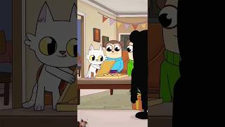 How Did He Do It? Respect to Cute Cat for Giving Back Pizza Part 3 (Animation meme) #shorts #edit