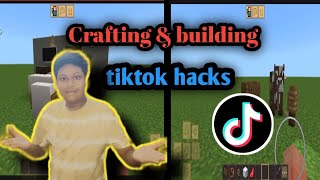 I trying Crafting & building tiktok hacks. (Part 2).❤️