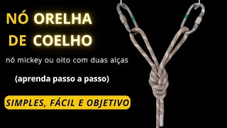 ✅NÓ ORELHA DE COELHO (OITO COM DUAS ALÇAS OU MICKEY)