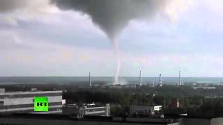 Waterspout Passes Close To Nuclear Power Plant In Russia