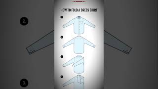 If you fold the shirt like this, wrinkles will never appear