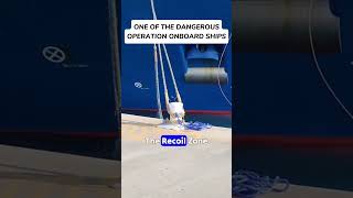 ONE OF THE DANGEROUS OPERATIONS ONBOARD SHIPS #seaman #ship #seaman #shipping