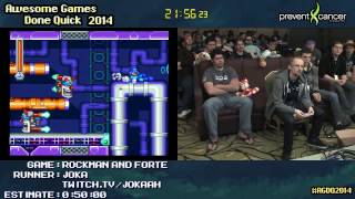 Rockman & Forte :: SPEED RUN (0:43:50) (Rockman) by Joka #AGDQ 2014