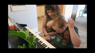 Harry Visits a Sick Cat & Gets a Piano Lesson - A Down Syndrome Story