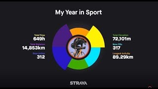 MY 2017 STRAVA STATS. HAPPY NEW YEAR!