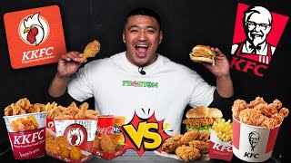 My first Mukbang Went Wrong || KFC Vs KKFC || Which One's Better? Watch till the End 😞