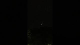 meteor, rocket? over Atlanta GA sky