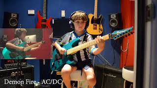 How To Play Demon Fire By ACDC On Guitar | Guitar Music Lessons