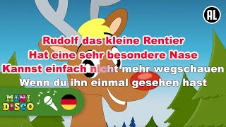 RUDOLF DAS KLEINE RENTIER | Weihnachtslieder | Karaoke | Mini Disco