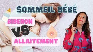 Sommeil bébé allaité VS Bébé au biberon : qui dort mieux ?