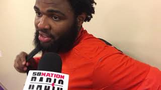 Christian Wilkins glad to have the best fans at Clemson