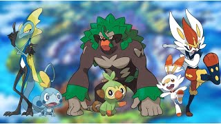 Galar Starters Final Evolutions Gigantamax cry + Signature Moves