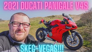 2021 Ducati Panigale V4S | Long Run to SKEG VEGAS!