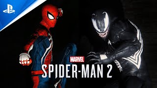 4K UHD Marvel's Spider-Man 2 PS5 Gameplay Trailer "Tag Team" Concept Fan-Edit with NEW Venom Mod