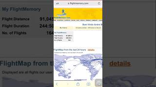 Que tal fazer seu mapa de voos realizados? #aviation #avgeek #aviacao #flightmemory #aviationlovers
