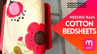 Cotton Bedsheet from Meesho | Meesho Haul