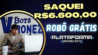 FIZ UM SAQUE DE 6.604,20 NA DERIV, USANDO O ROBÔ GRÁTIS DA PLATAFORMA . Conta real Deriv.com Binary