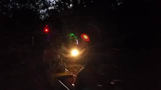 Night Running at the Dimaond Valley Railway March 2019