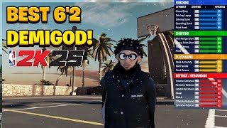 BEST 6'2 DEMIGOD GUARD BUILD NBA2K25 99 3PT + LEGEND LIGHT LAUNCH!