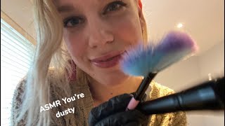 [ASMR] You’re dusty *Real camera brushing, touching* (Gloves,Magnifying glass,brush sounds)