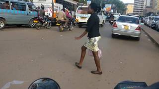 Crazy Boda Boda Ride, Kampala, Uganda