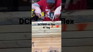 Dewalt DCF840 vs flex 6” lag