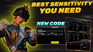 THE BEST SENSITIVITY YOU NEED AFTER 2.4 UPDATE 2023 🔥| Pubg Mobile Sensitivity settings UPDATE 2.4😱