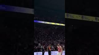 Delije koreografija Zvezda vs Barcelona #delije #kkczv #barcelona #euroleaguebasketball