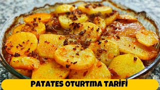 PATATES OTURTMA TARİFİ😋 Patates Yemeği #patatesyemeği #patatesoturtma #yemektarifleri