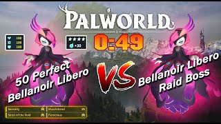 Palworld: 50 Perfect Bellanoir Libero vs Bellanoir Libero in 49 seconds