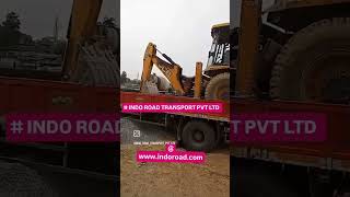 JCB TRANSPORTATION @INDO-ROAD. #indo #trendingvideo #trendingshort #transport #trucks #jeetkilaga