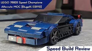 LEGO 76920 Speed Champions Alternate MOC (Bugatti EB110) - LEGO MOC Speed Build Review