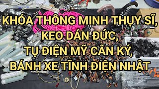 14/08 Hàng nhật bãi mới về, KHOÁ THÔNG MINH THUỴ SĨ, BÁNH XE CHỐNG TĨNH ĐIỆN, KEO DÁN ĐỨC, HÀNG HOT