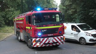 Norfolk Fire & Rescue Service - Hethersett WrFC Responding to Forest Fire