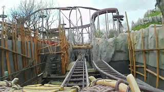 Toutatis Front Row POV - Parc Astérix New Launch Coaster