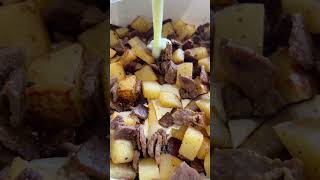 Have you had carne con papas with green chili sauce ? #mexicanfood #recipes #fypage #fypシ゚viral