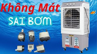 Cách chọn bơm cho quạt điều hoà hơi nước lỗi không có hơi mát | Bơm chìm quạt điều hoà