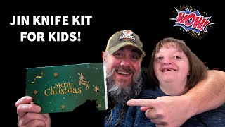 JIN CHRISTMAS KNIFE KIT FOR KIDS! 🎅🏻⚔️🎄 A FUN CHRISTMAS GIFT FOR CHILDREN!