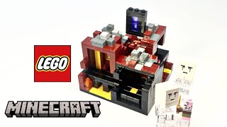 LEGO Minecraft 21106 Micro World: The Nether Обзор (Review)